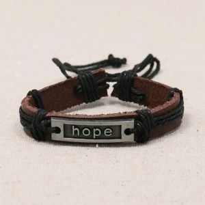 Unisex "Hope" PU Bracelet